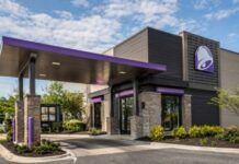 Advanced Technology Transforms Taco Bell Canopy by Royal Signs, Delaware