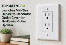 TOPGREENER Introduces Innovative No-Rewire Outlet Cover for Easy Upgrades