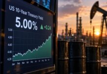 Rising Oil Prices Push US 10-Year Treasury Yield to 5%, Stir Inflation Concerns