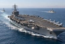US Increases Military Presence in Middle East with Third Aircraft Carrier